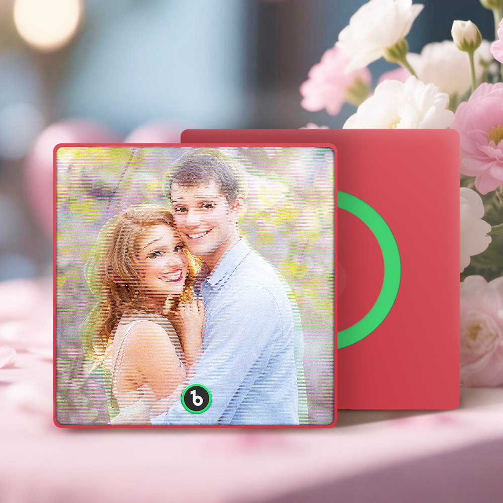 Benutzerdefinierte Disney Lenticular Musik Kühlschrank Magnet Personalisierte Portrait Song Playback Geschenk - FotoSocken