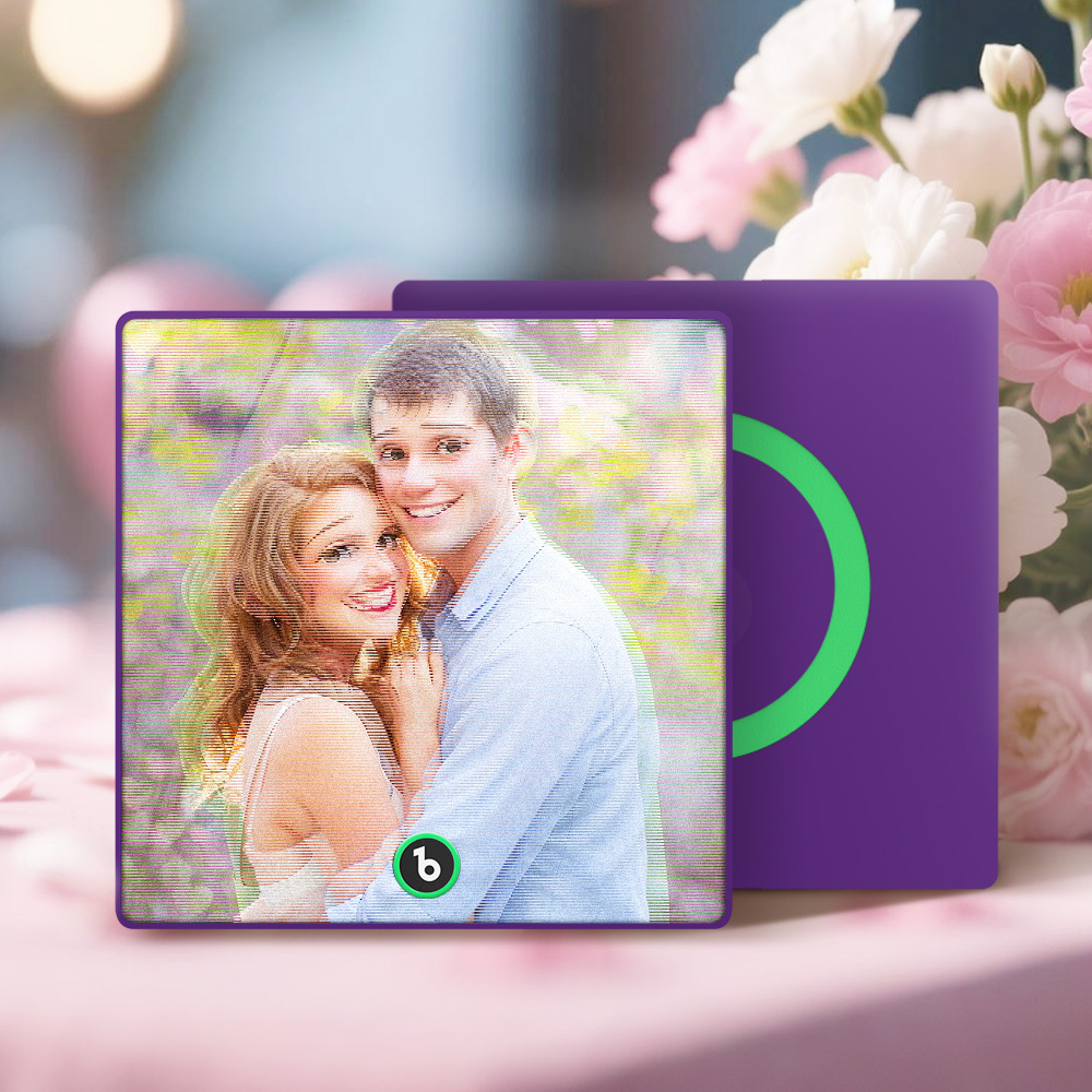 Benutzerdefinierte Disney Lenticular Musik Kühlschrank Magnet Personalisierte Portrait Song Playback Geschenk - FotoSocken