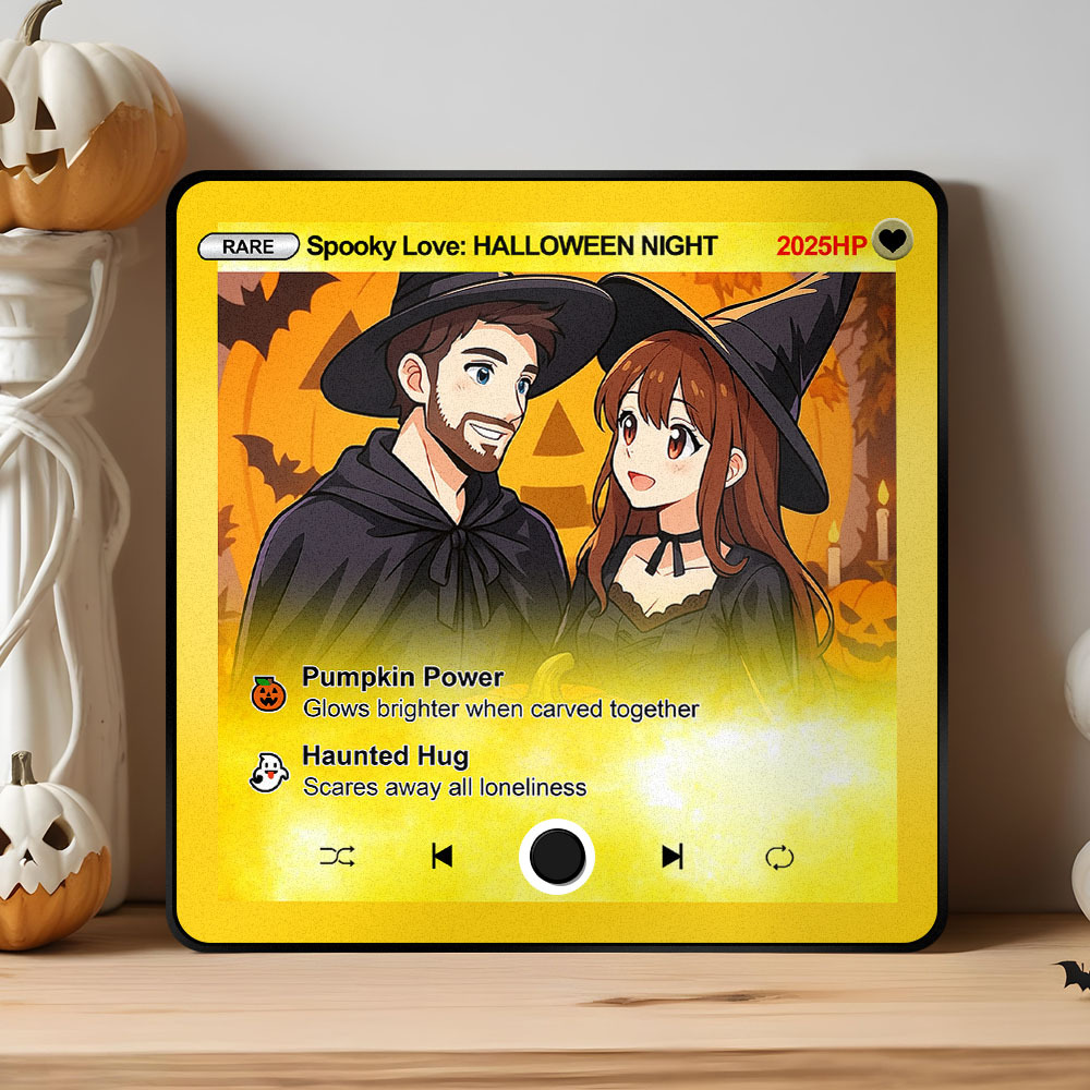 Benutzerdefinierte Halloween-geschenke Foto Kühlschrankmagnet Musik Kann Ohne Handy Gespielt Werden Musik Kühlschrankmagnet - FotoSocken