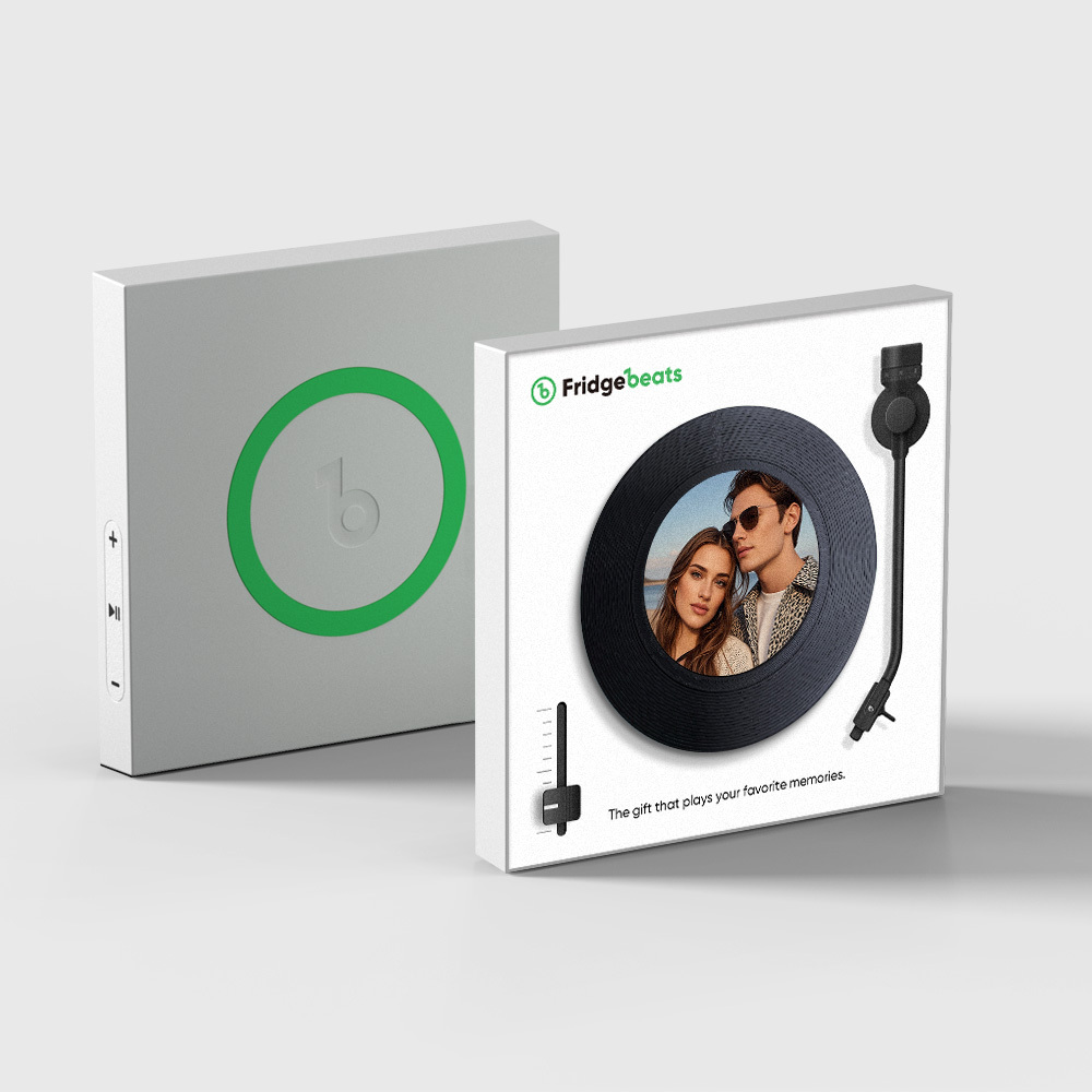 Benutzerdefinierter Musik- Und Foto-kühlschrankmagnet Zur Individuellen Gestaltung Von 1–6 Schallplatten Und Liedern - FotoSocken