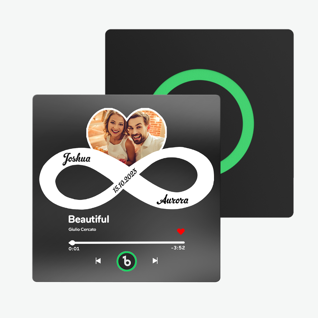 Personalisierter Musik-kühlschrankmagnet, Unendliche Liebe, Album-kühl