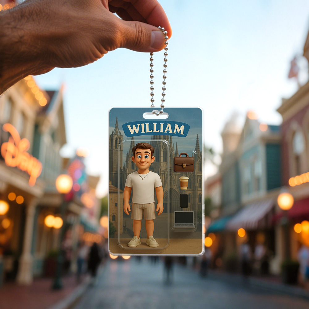 Ganzkörper-anpassbare Actionfigur-packung Verpackung Spielzeugbox-stil Kunstgeschenk Personalisierter Acryl-autoaufhänger Geschenk Für Ihn - FotoSocken