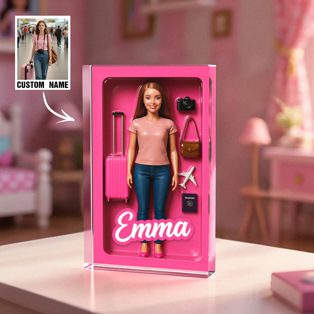 Personalisiertes Actionfigurenportrait Im Puppenstil, Personalisierte Spielzeugbox-kunst, Personalisiertes Starter-kit, Personalisierte Spielzeugfigur-kunst, Trendiges Actionfigur-geschenk