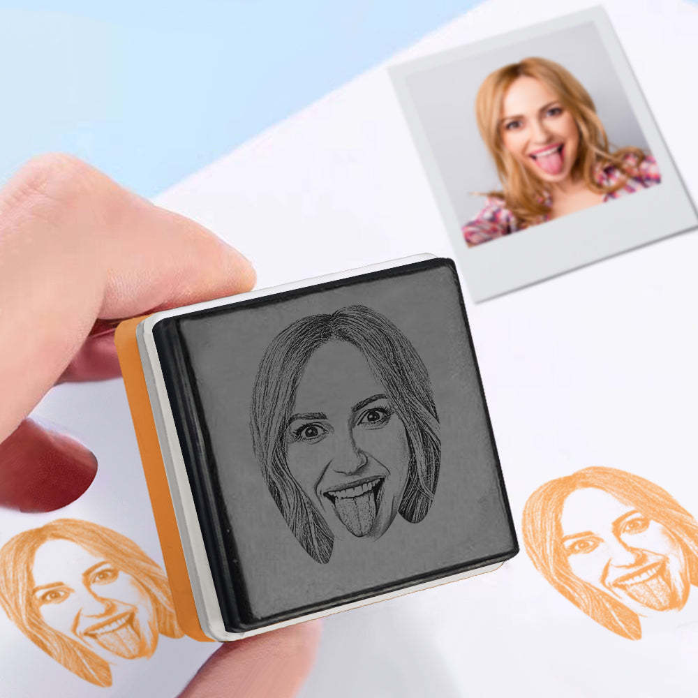 Personalisierter Porträt-stempel, Personalisierte Foto-haustier-stempel, Geschenke Für Haustierliebhaber -