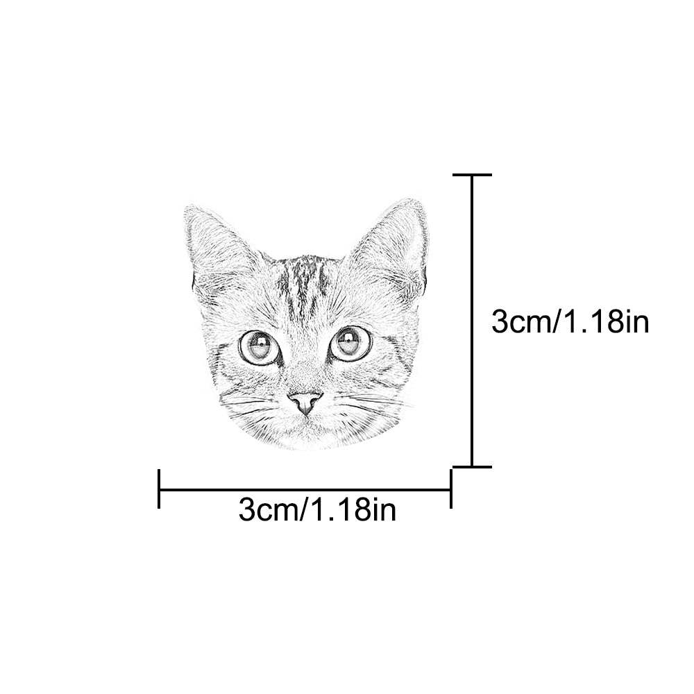Personalisierter Porträt-stempel, Personalisierte Foto-haustier-stempel, Geschenke Für Haustierliebhaber -