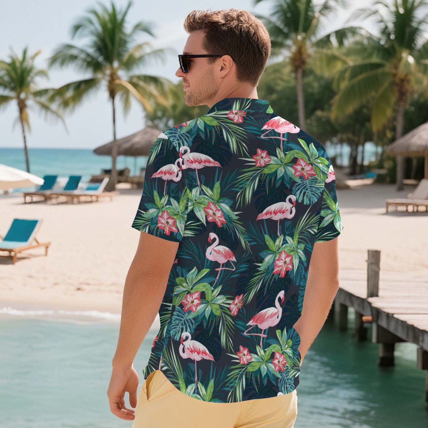 Hawaiihemden Aloha Üppige Tropische Blumen Hawaiihemd Geschenk Für Sommerstimmung Urlaub 5 Stile - FotoSocken