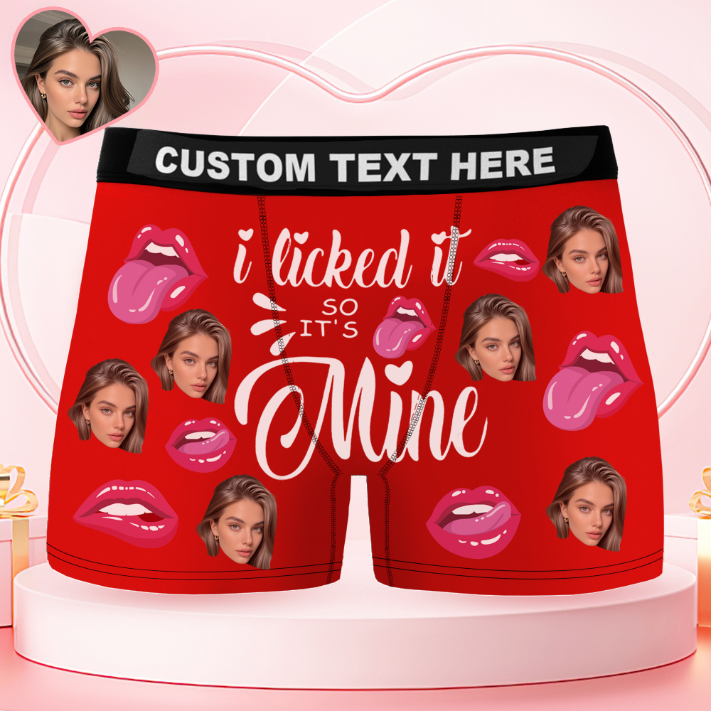 Personalisierte Boxershorts Mit Foto, Herren-boxershorts, Individuelle Jahrestagsgeschenke Für Ehemann Und Ehefrau - FotoSocken