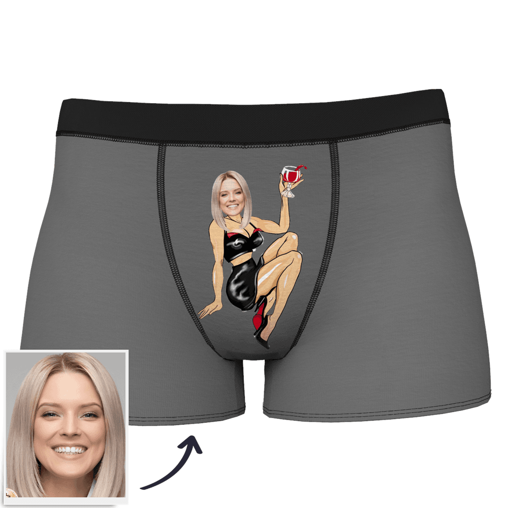 Kundenspezifische Gesicht Boxershorts Unterhose