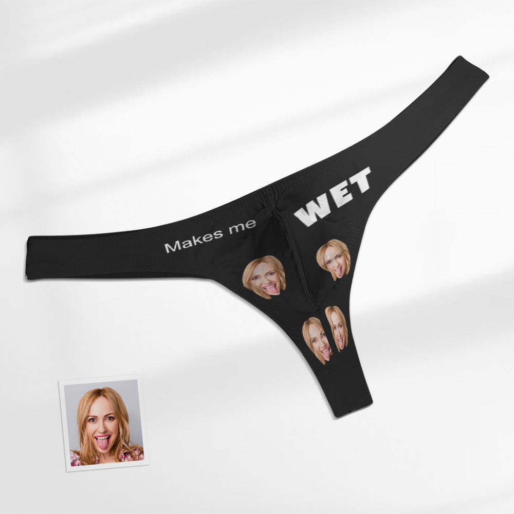 Custom Face Herren-tanga – Makes Me Wet Herren-slip -