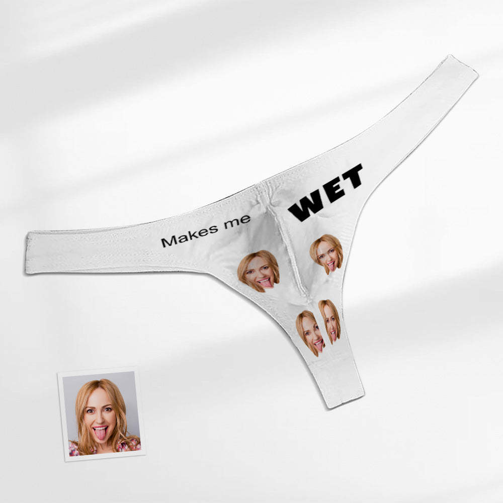 Custom Face Herren-tanga – Makes Me Wet Herren-slip -