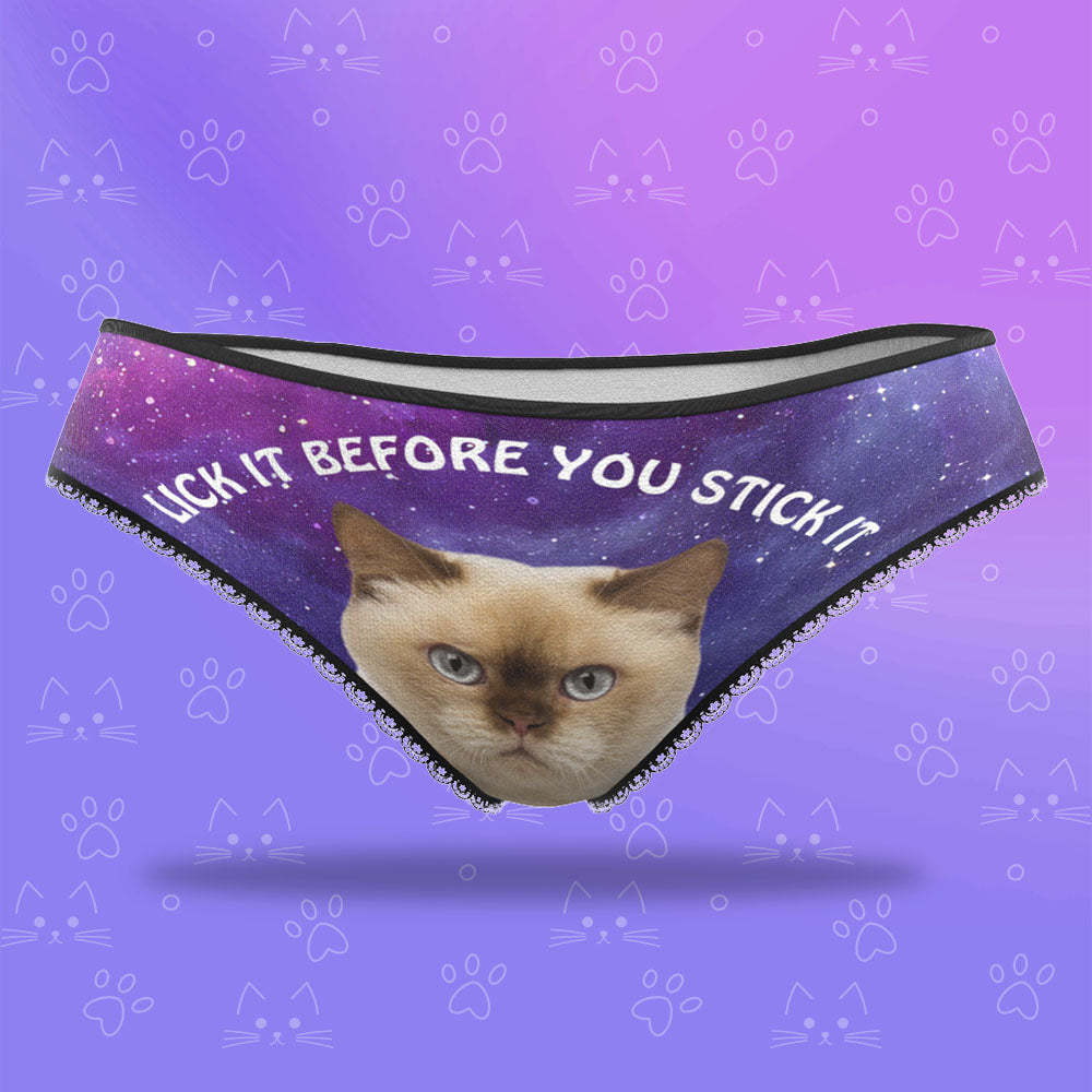 Benutzerdefiniertes Gesicht Damenhöschen Sexy Lustige Freche Tiergeschenke Für Sie -