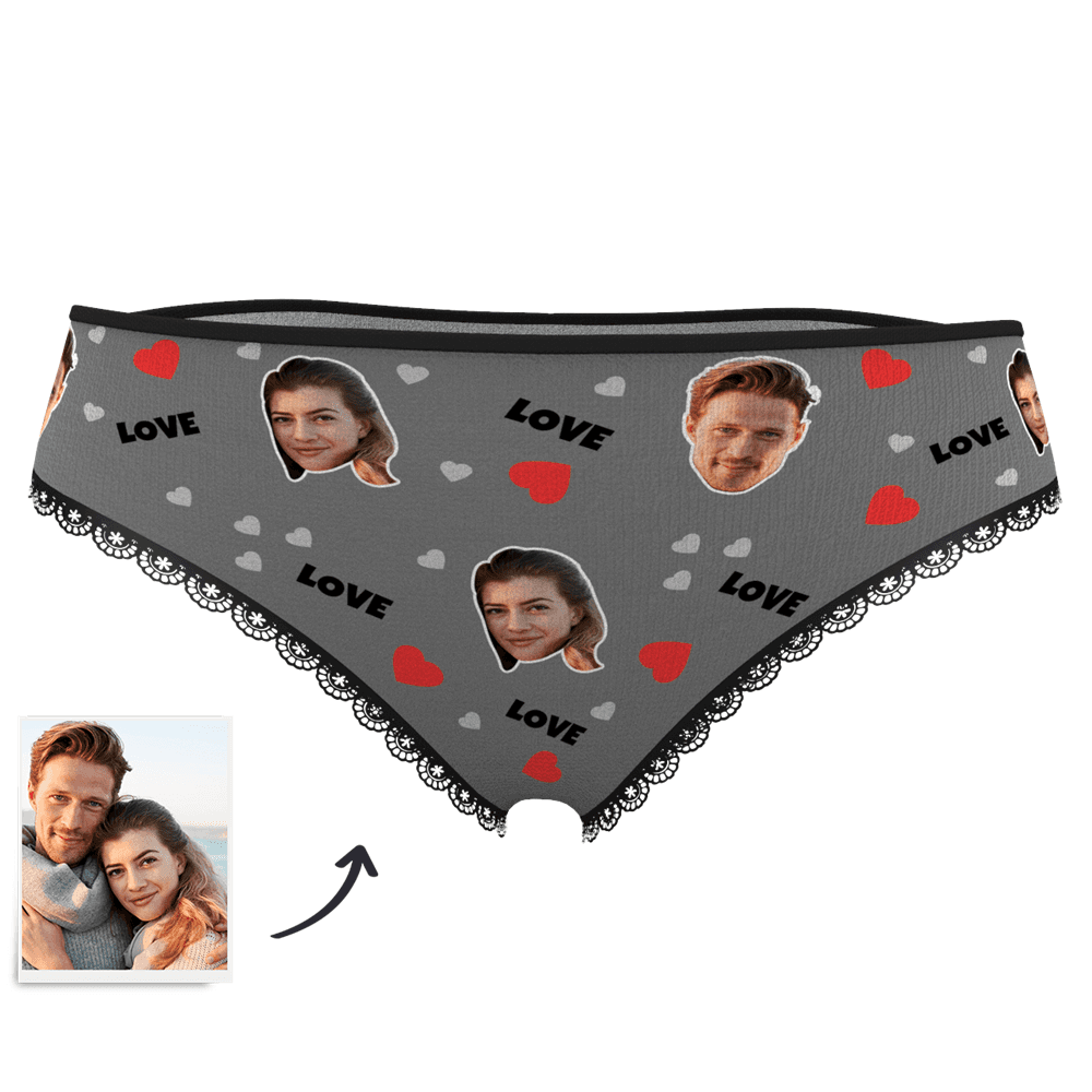 Valentinstag Geschenk Gesicht Foto Boxershorts