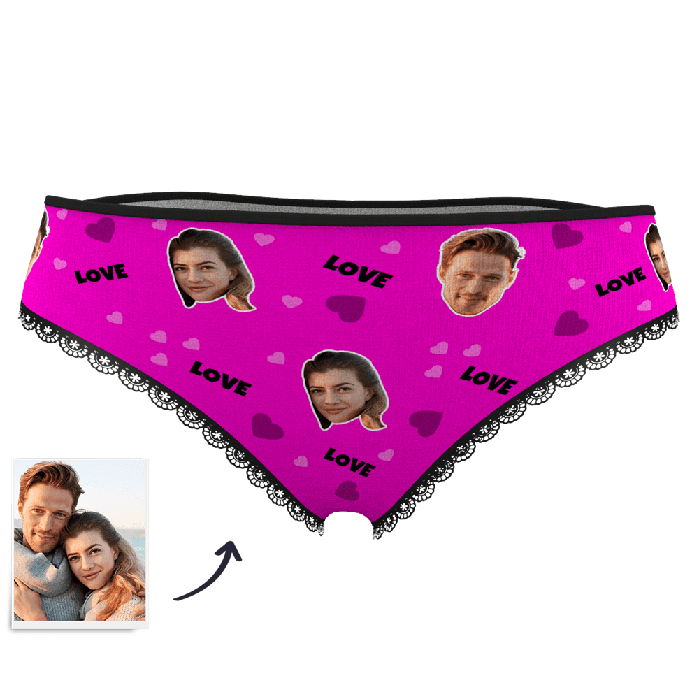 Valentinstag Geschenk Gesicht Foto Boxershorts