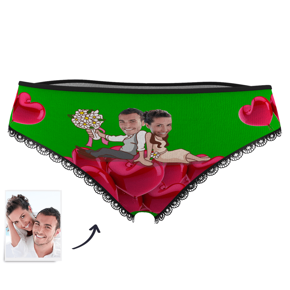 Valentinstag Geschenk Gesicht Foto Boxershorts