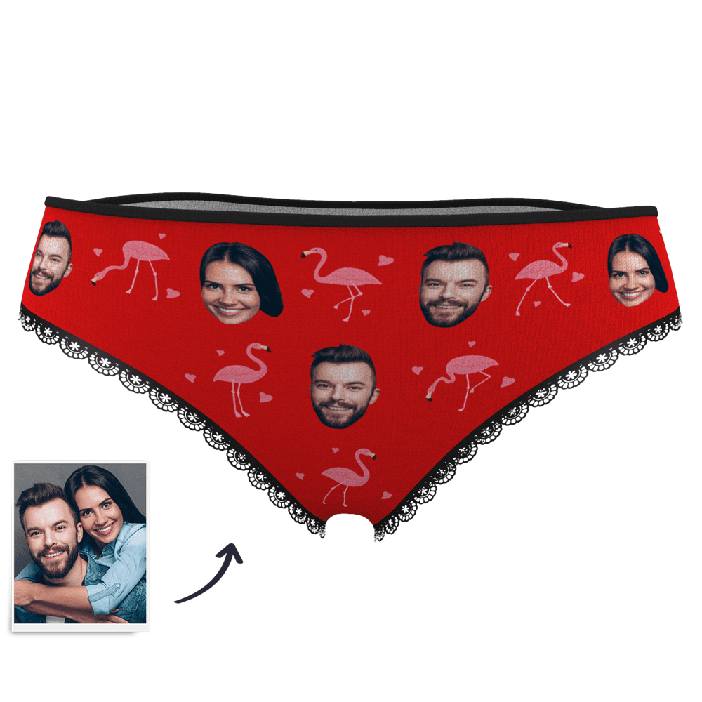 Valentinstag Geschenk Gesicht Foto Boxershorts