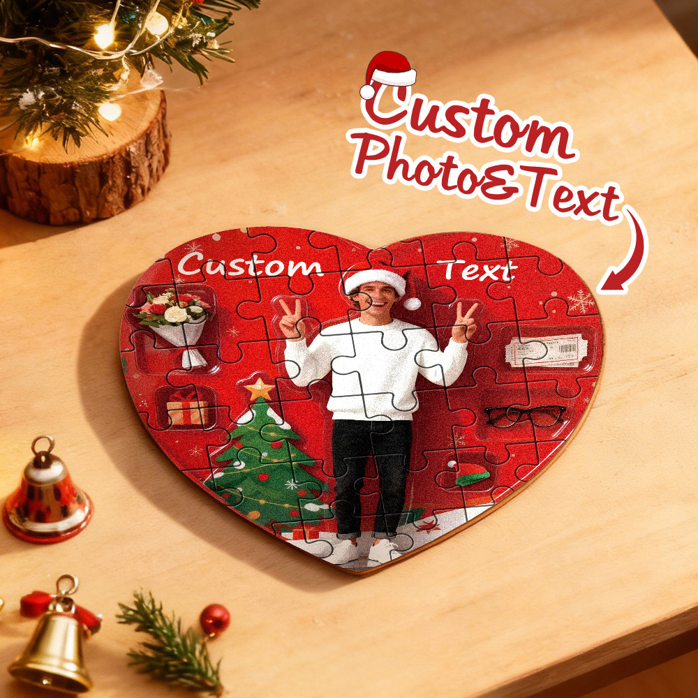 Individuelles Puzzle – Valentinstagsgeschenk Für Verliebte – Geschenk Für Freund, Freundin - FotoSocken