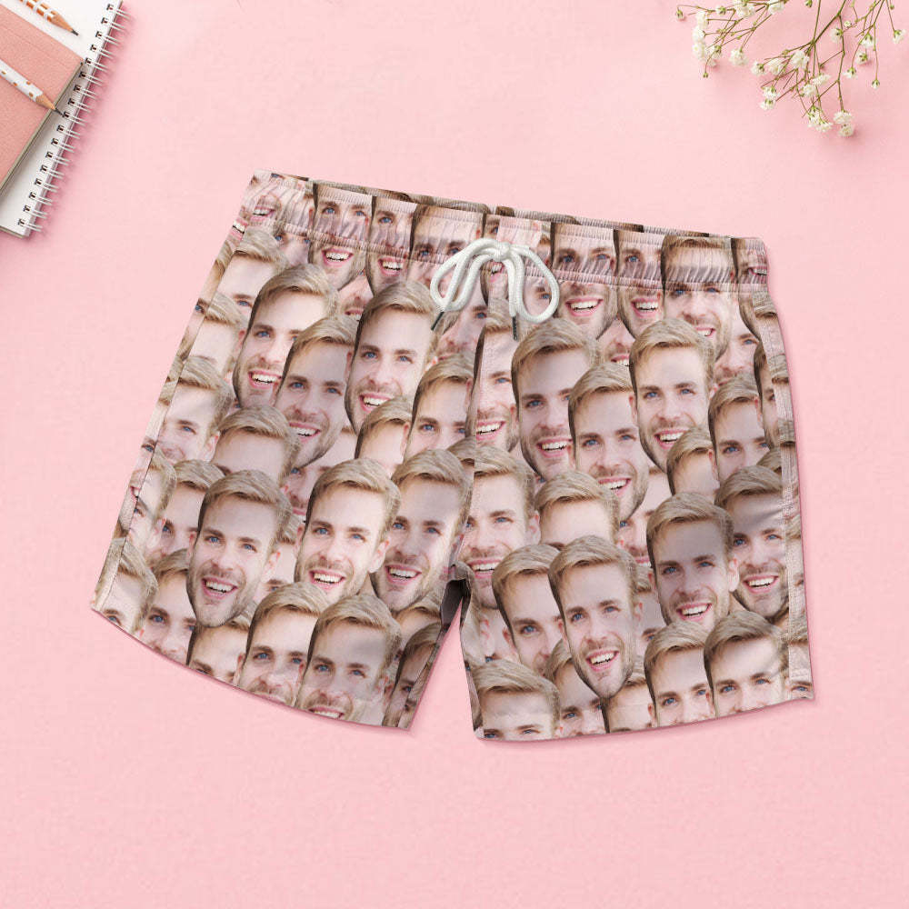 Benutzerdefinierter Gesichts-pyjama Mash Face Damen Kurz-pyjama-set Geschenk Für Sie - 