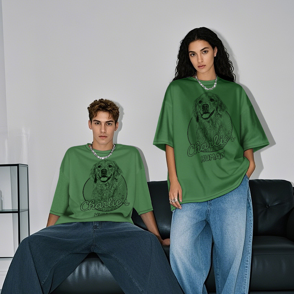 Kundenspezifische Foto-vintage T-shirts Niedliche Haustier-foto-t-stück Einzigartige Geschenke - FotoSocken