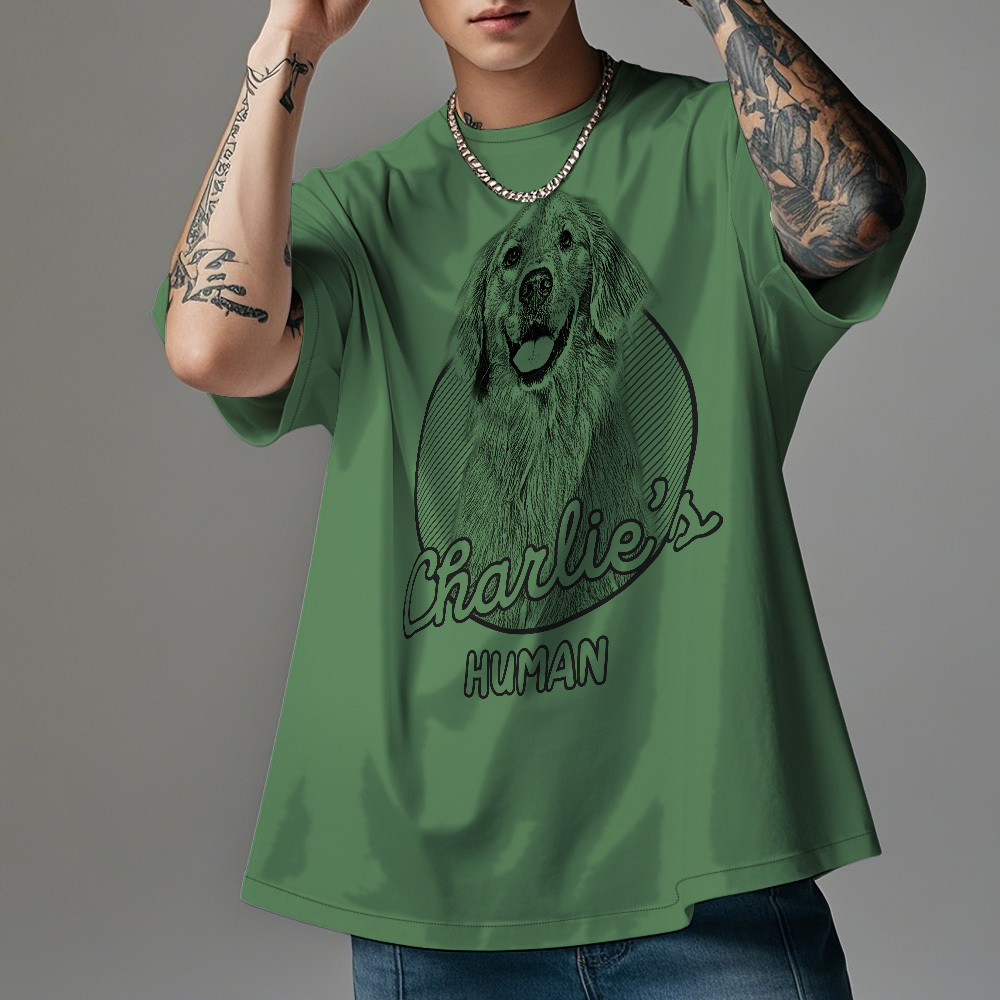 Kundenspezifische Foto-vintage T-shirts Niedliche Haustier-foto-t-stück Einzigartige Geschenke - FotoSocken