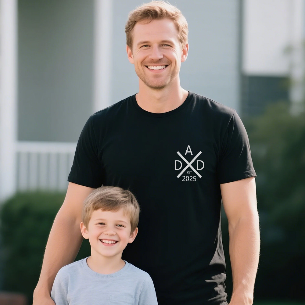 Benutzerdefinierte Text T Shirt Personalisierte Papa Bod Vater Lustige T Shirt Väter Tag Geschenk - FotoSocken