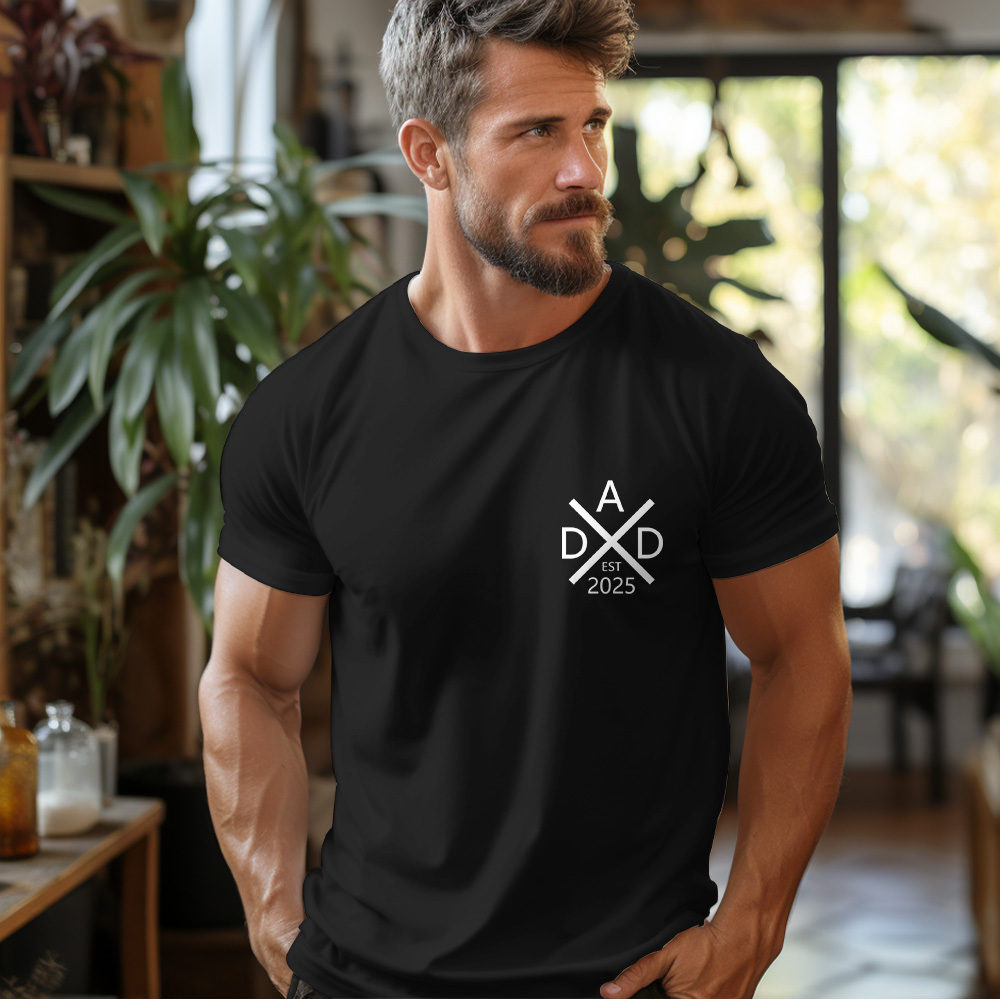 Benutzerdefinierte Text T Shirt Personalisierte Papa Bod Vater Lustige T Shirt Väter Tag Geschenk - FotoSocken