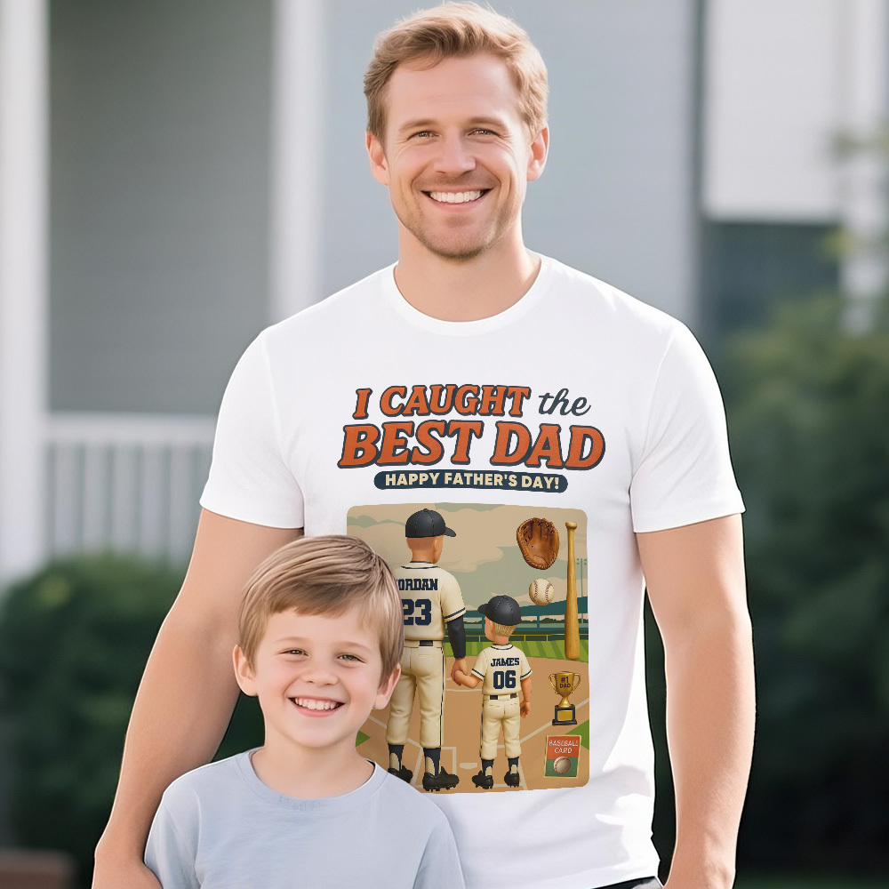 Benutzerdefinierte Vatertagsgeschenk Foto Vintage T-shirts Gesicht T Shirt Personalisierte Geschenk Für Papa - FotoSocken