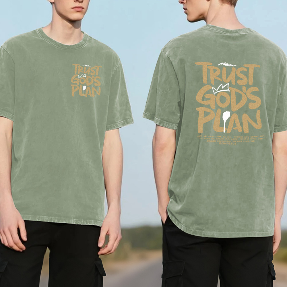 Vom Glauben Inspiriertes T-shirt – „trust The Journey" Kronen-grafik-t-shirt | Shirt Mit Positiver Botschaft Für Selbstvertrauen Im Alltag - FotoSocken