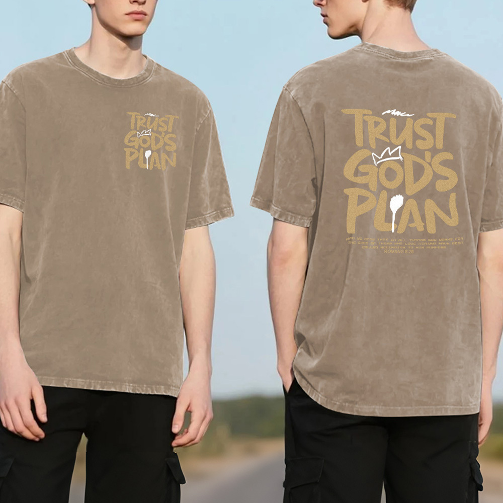 Vom Glauben Inspiriertes T-shirt – „trust The Journey" Kronen-grafik-t-shirt | Shirt Mit Positiver Botschaft Für Selbstvertrauen Im Alltag - FotoSocken