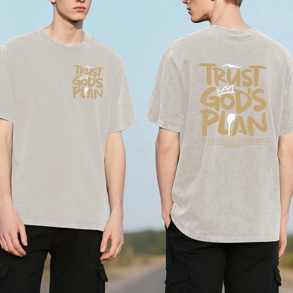 Vom Glauben Inspiriertes T-shirt – „trust The Journey" Kronen-grafik-t-shirt | Shirt Mit Positiver Botschaft Für Selbstvertrauen Im Alltag - FotoSocken