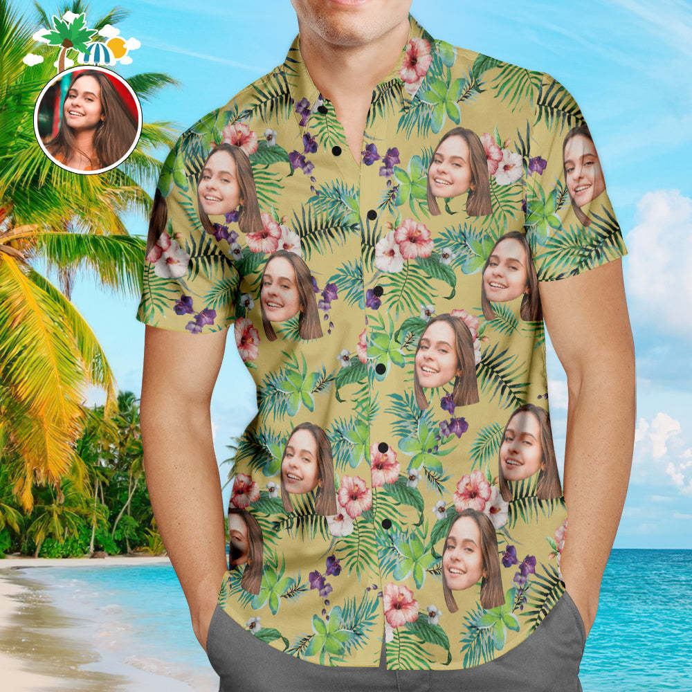 Personalisierte Hawaiihemden Bier Und Prost Online-vorschau Personalisiertes Aloha Beach-hemd Für Männer -
