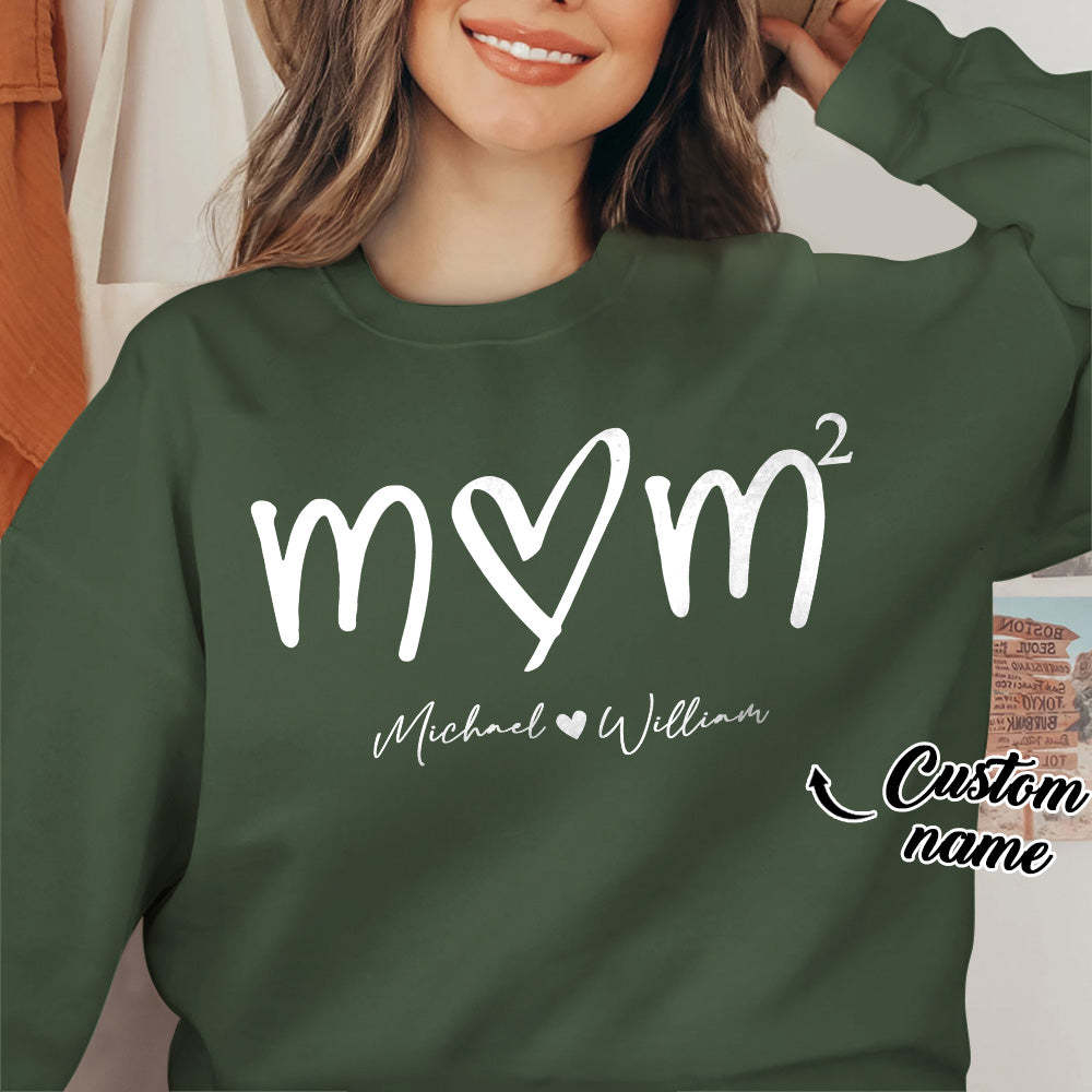 Personalisiertes Mama-sweatshirt Mit Kindernamen, Personalisiertes Namens-sweatshirt, Muttertagsgeschenk - 