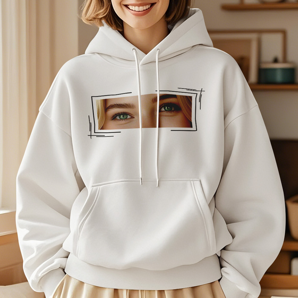 Einzigartige Benutzerdefinierte Augen T-shirt Geliebten Menschen Augen Shirt Personalisierte Augen Kunstwerk T-shirt Einzigartige Augen Skizze Kunst Von Foto Geschenk Für Ihre Liebe - FotoSocken