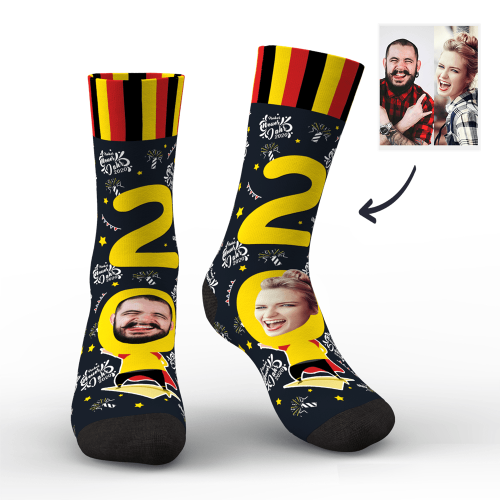 Weihnachts Socken Weihnachtsgeschenk Foto Socken Personalisiert Gesicht Socken