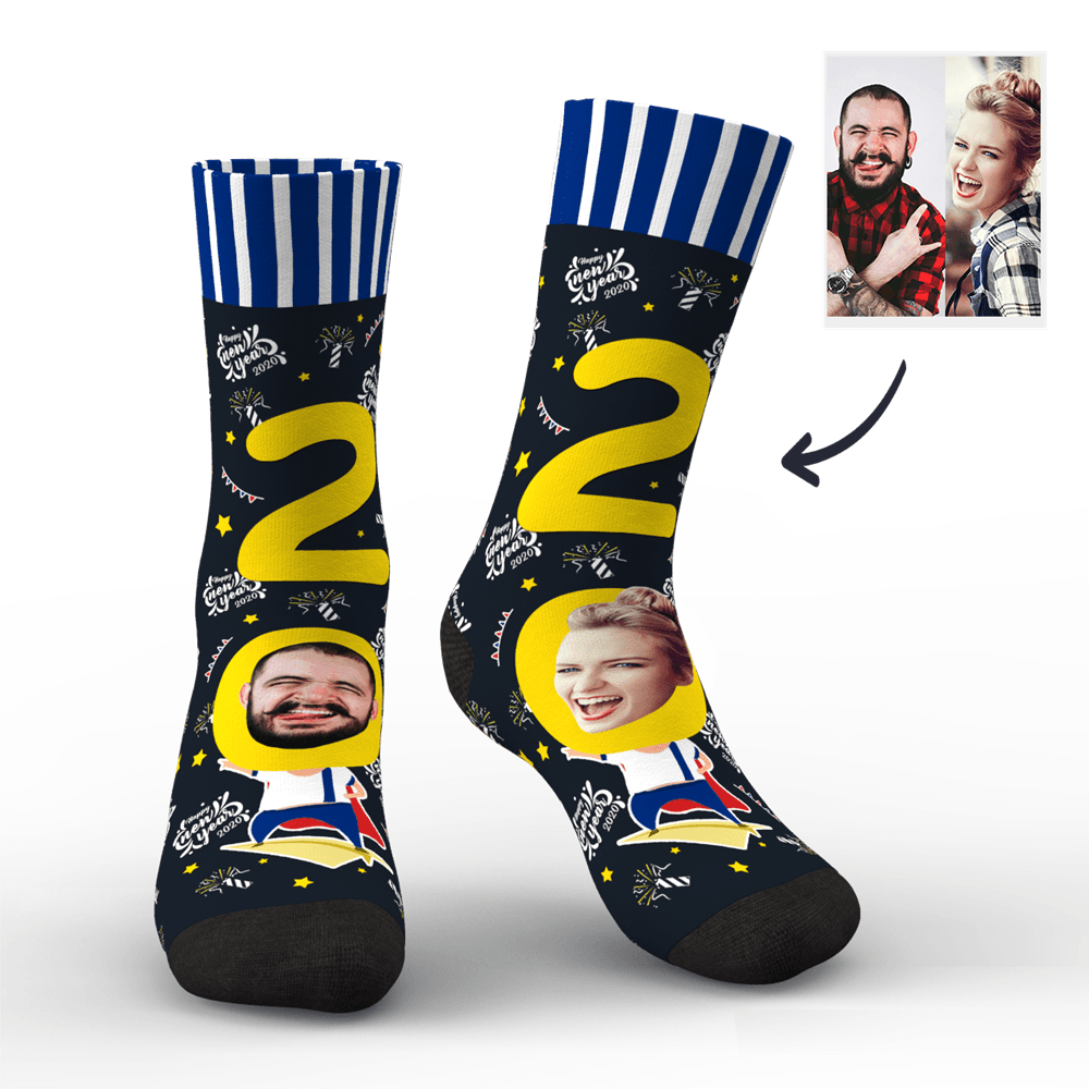 Weihnachts Socken Weihnachtsgeschenk Foto Socken Personalisiert Gesicht Socken