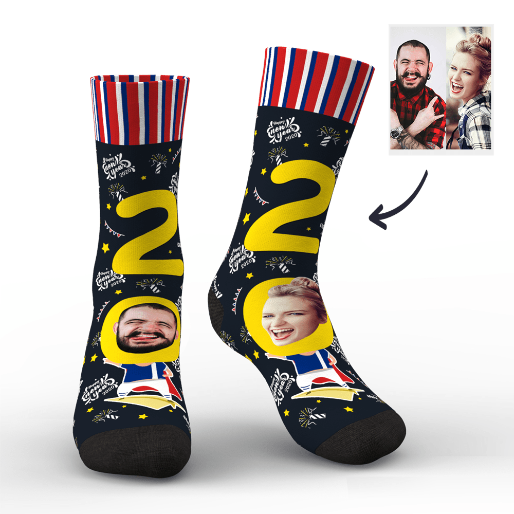 Weihnachts Socken Weihnachtsgeschenk Foto Socken Personalisiert Gesicht Socken