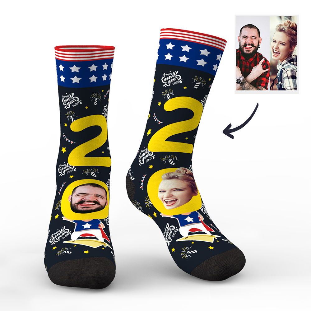 Weihnachts Socken Weihnachtsgeschenk Foto Socken Personalisiert Gesicht Socken