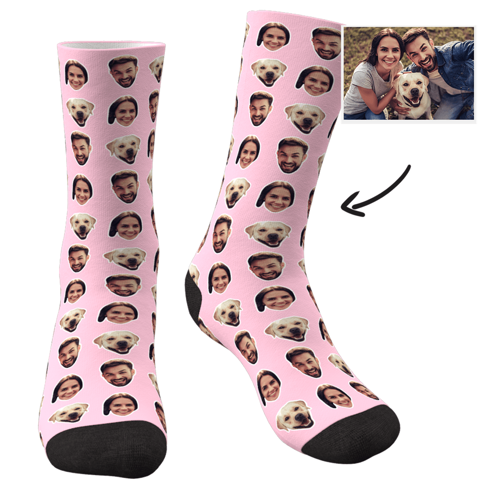 Custom Corlorful Socks With Your Photo - Fotosocken