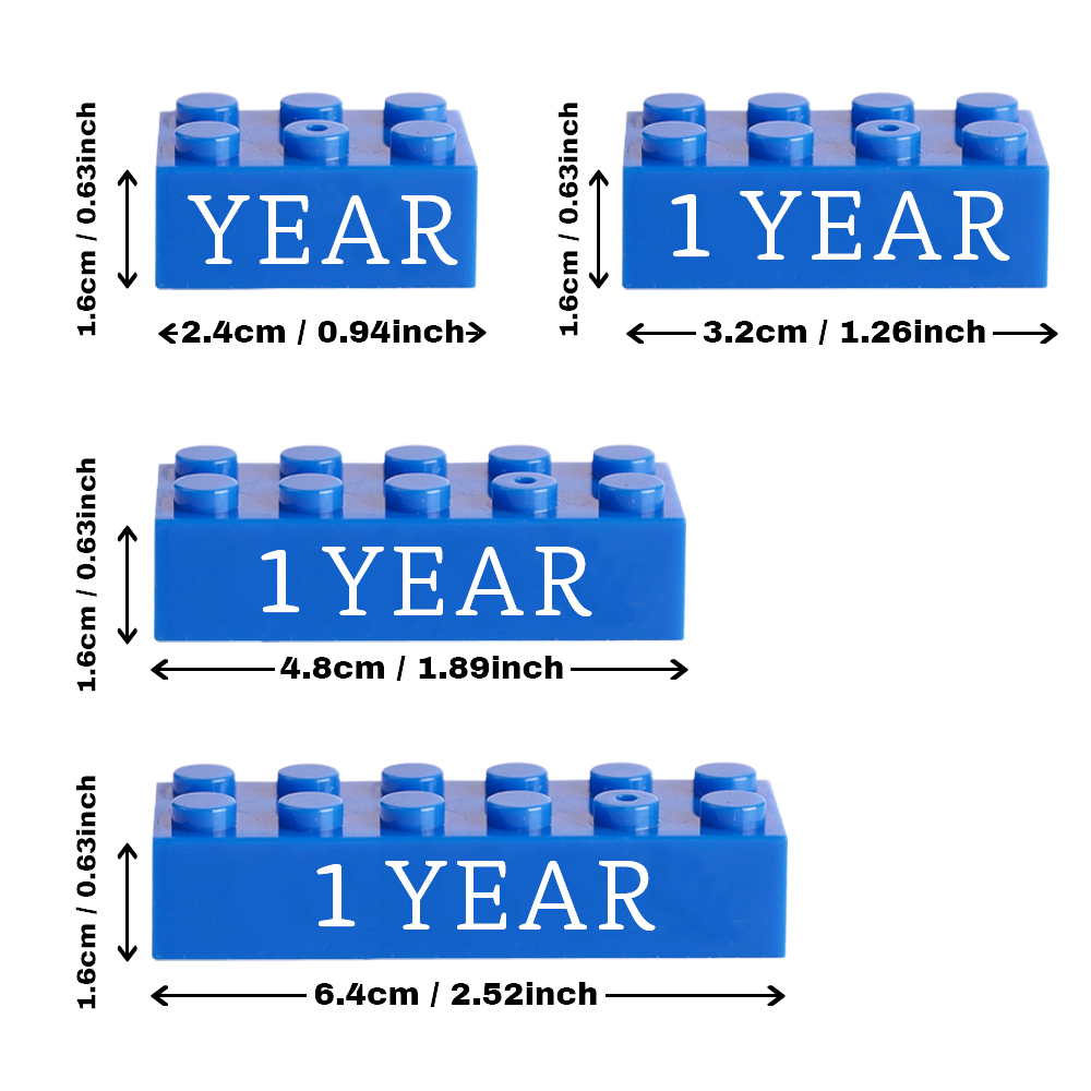 Bausteingeschenke Benutzerdefinierter Text Induktionsgeschenk Firmenalter Bausteine ​​mehrfarbige Bausteingeschenke In Unterschiedlicher Größe - FotoSocken