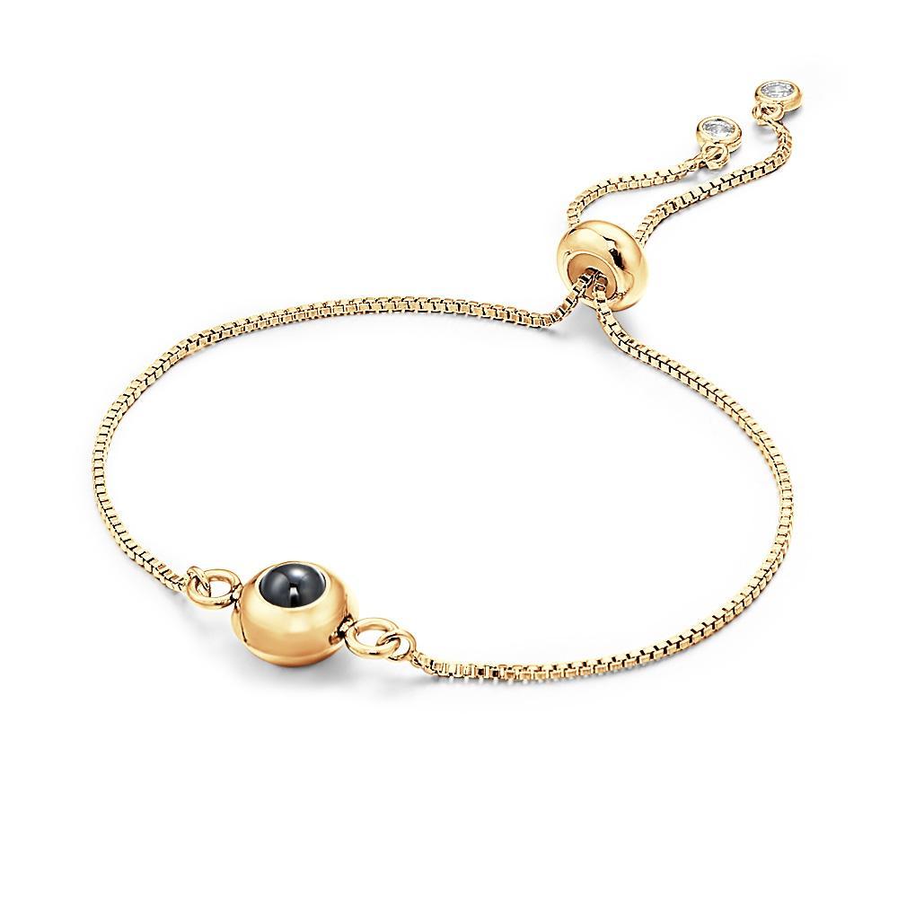 Fotoprojektionsarmband, Personalisiertes Verstellbares Armband, Süßes Cooles Jubiläumsgeschenk Für Sie - FotoSocken