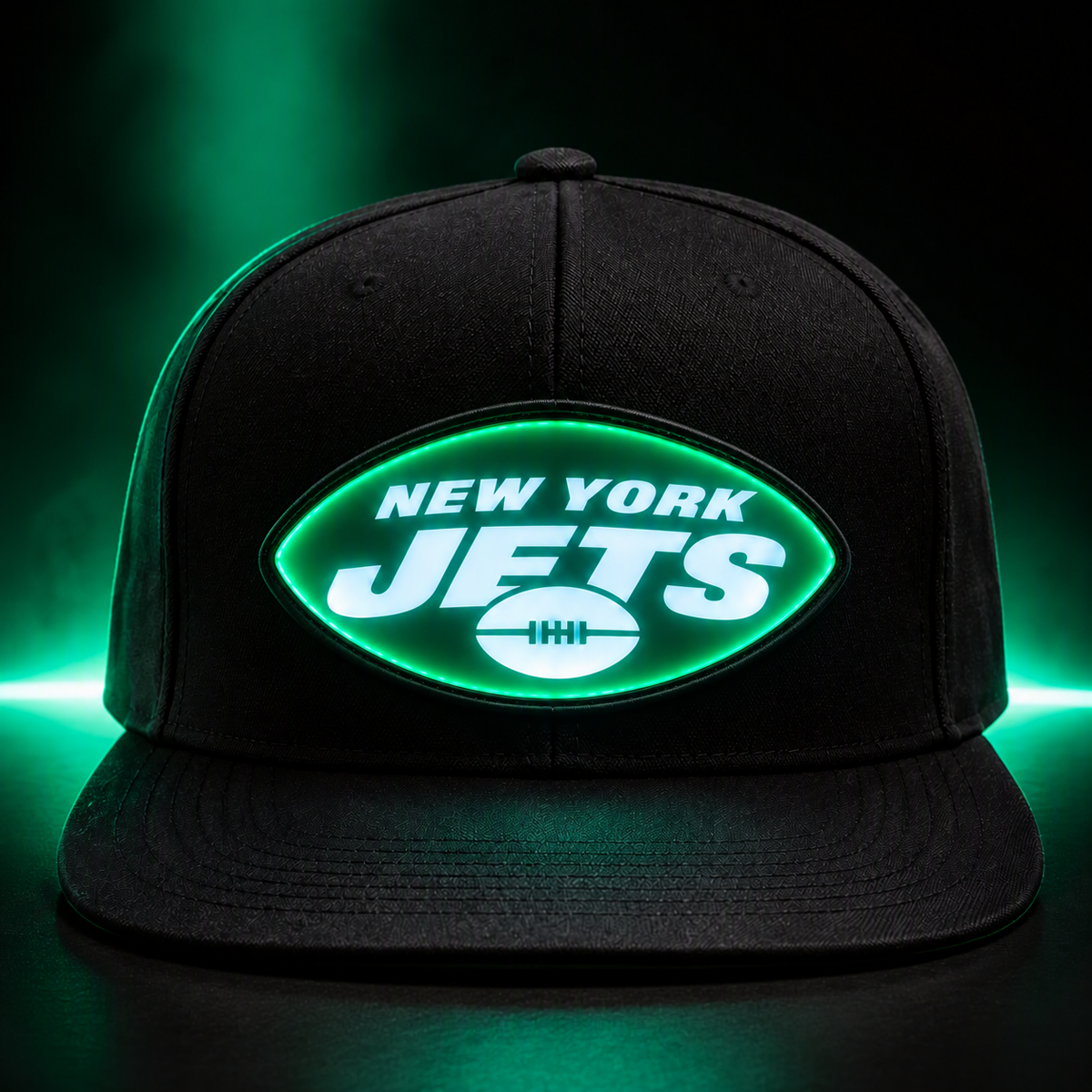 Fußball-Fan-Snapback-Kappe Mit Hellblauer LED-Beleuchtung - FotoSocken