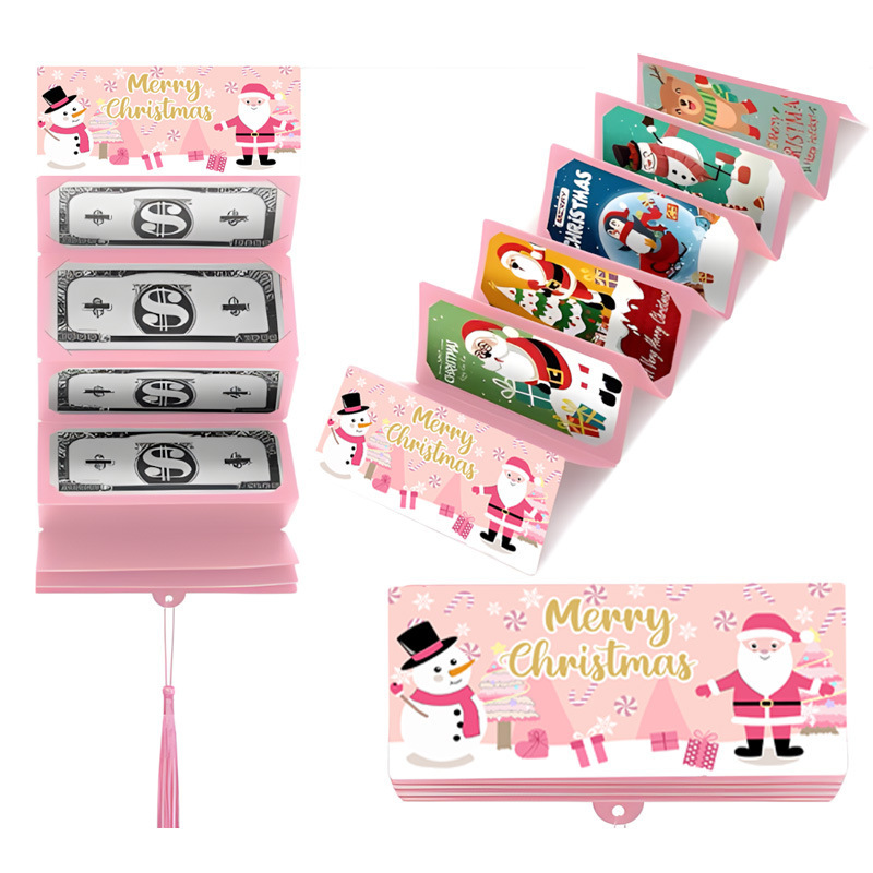 Weihnachtsspardose – Weihnachtsmann-dollar-überraschungsgeschenkbox Für Weihnachtsfeiern Und Geldgeschenkaustausch - FotoSocken