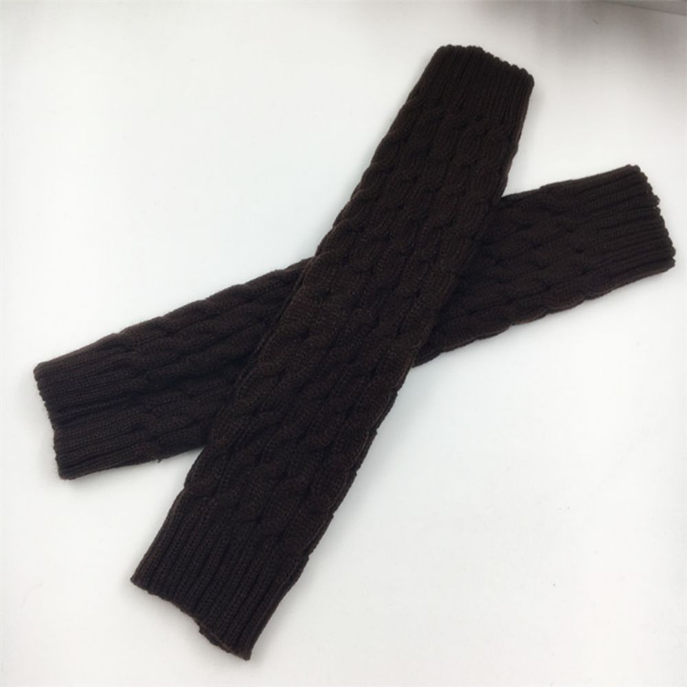 Wintersocken Damen Gestrickte Warme Socken Wollbeinsätze Überkniestrümpfe -