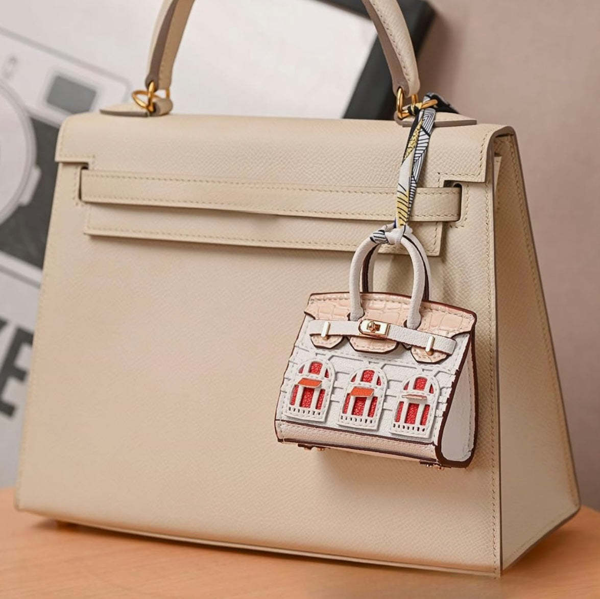 Luxe Bag Charm Mini-tasche – Geformte Airpods-hülle, Kopfhörer-schutzhülle, Geschenk Für Sie
