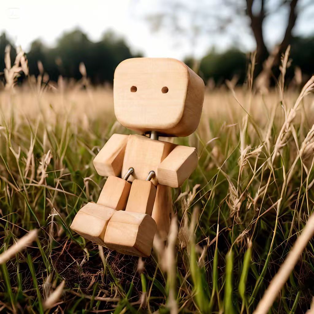 Kinetische Holzfigur – Schüttelndes Armaturenbrett-spielzeug, Magnetisches Akzent-autodekor, Geschenk Aus Naturholz - FotoSocken