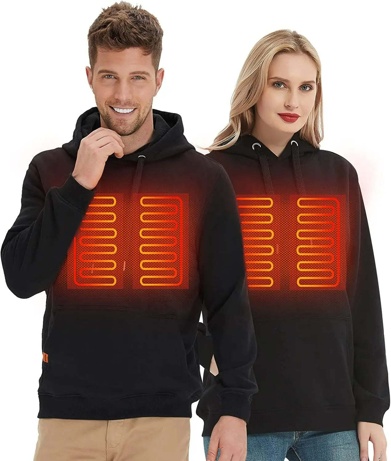 Beheizter Kapuzenpullover Für Männer Und Frauen Mit Wiederaufladbarem 10000-mah-akku, Elektrisches Unisex-heiz-sweatshirt - 