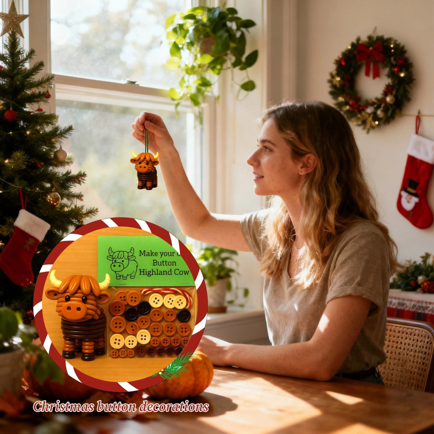 Maak Je Eigen Knoopsneeuwpop – Leuke Doe-het-zelf Kerstversieringsset Voor Knutselen Met Het Gezin En Vakantiedecoratie - SokkenFoto