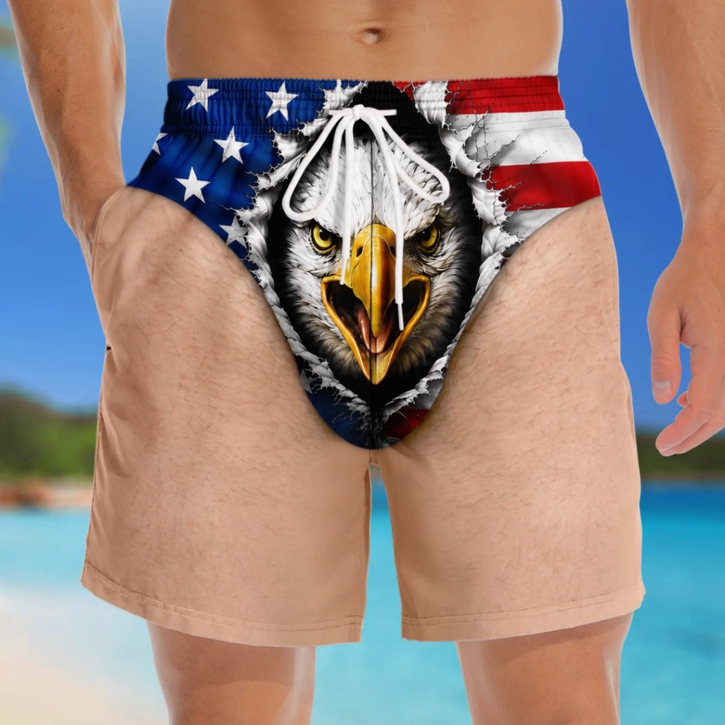 Aangepaste Grappige Mannen Zwembroek Nieuwigheid Optische Illusie Zwembroek Grappige Nieuwigheid Party Board Shorts Cadeau Voor Man Vriendje - SokkenFoto