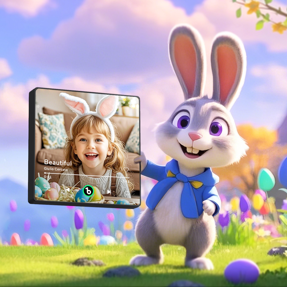 Gepersonaliseerde Muziek Koelkastmagneet Pasen Kleurrijk Frame Album Koelkastmagneet Muziek Muur Foto Sticker Muziekbeweging Die Kan Worden Gespeeld Cadeau - SokkenFoto