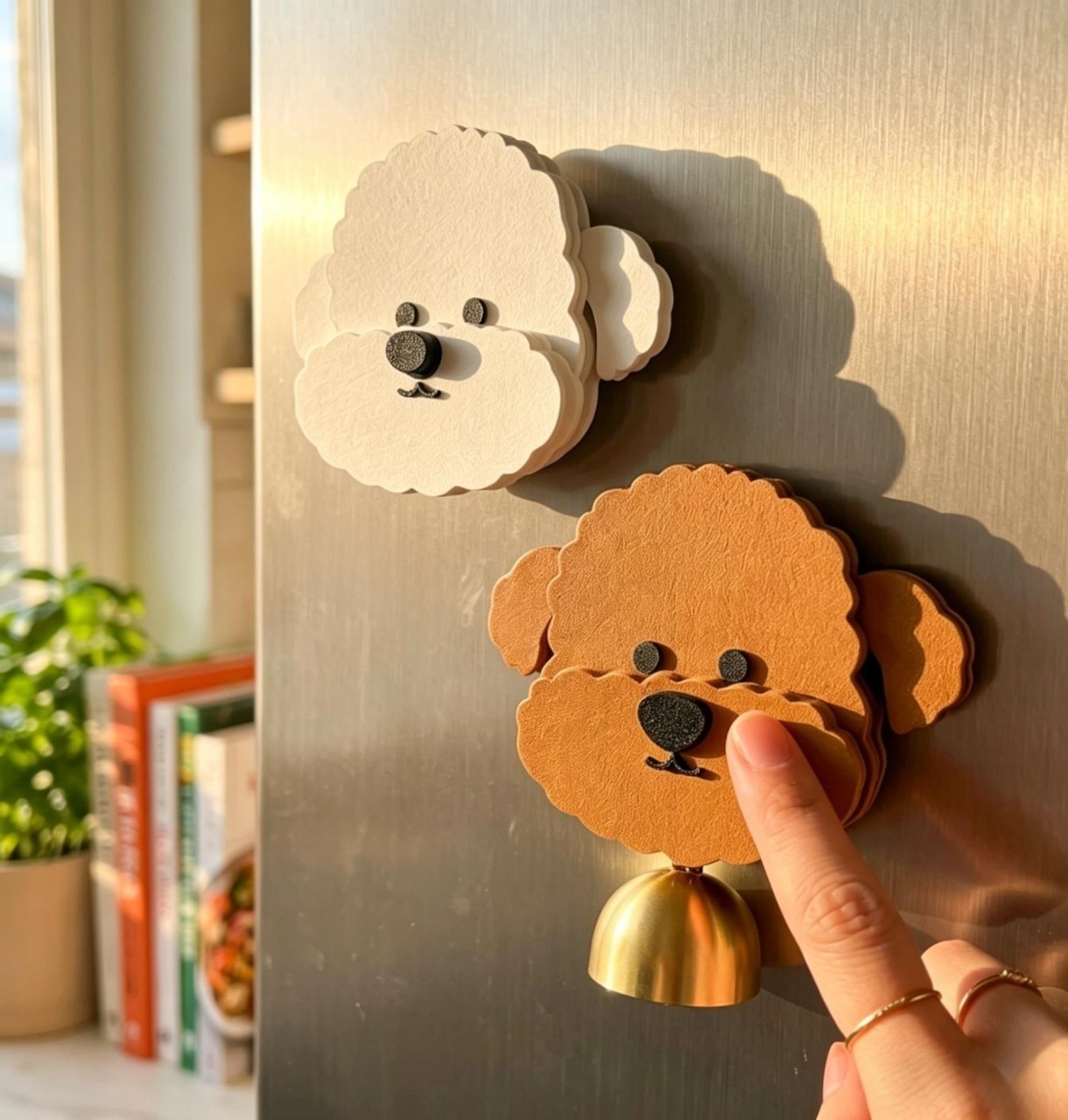 Gepersonaliseerde 3d-koelkastmagneet Met Huisdierfoto Voor Dierenliefhebbers - SokkenFoto