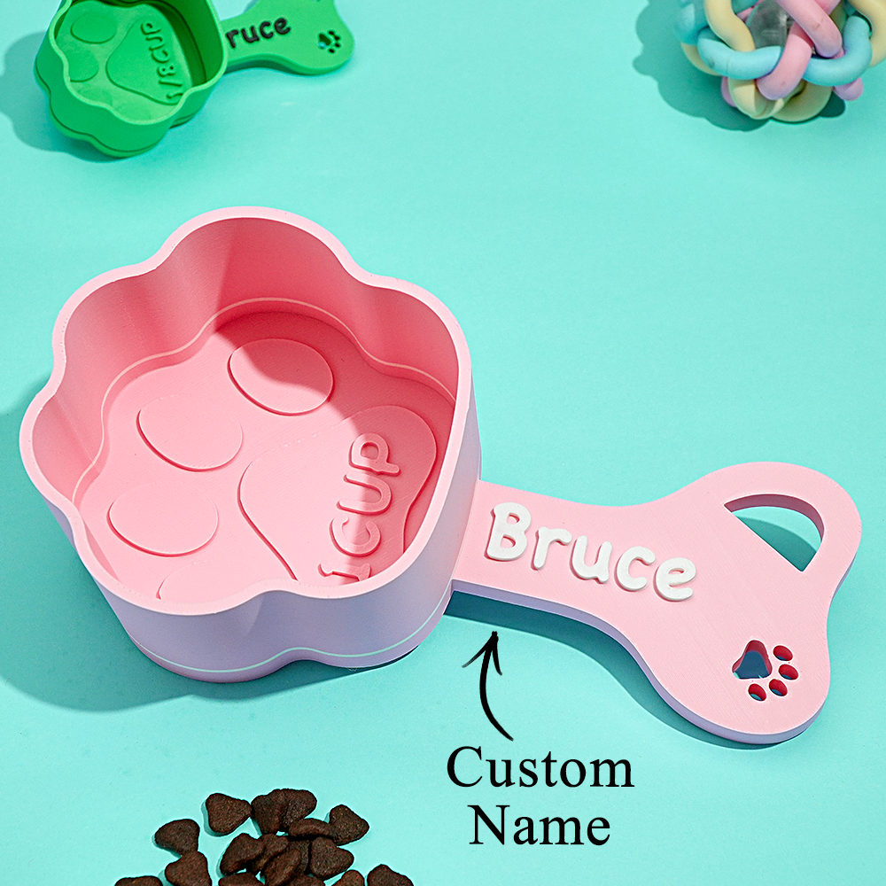 Gepersonaliseerde Hondenvoer Scoop Aangepaste Scooper Huisdier Brok Scoops Voedsel Dispenser Hond Maatbeker Aangepaste Huisdier Accessoires Cadeau Idee Voor Hondenliefhebber - SokkenFoto